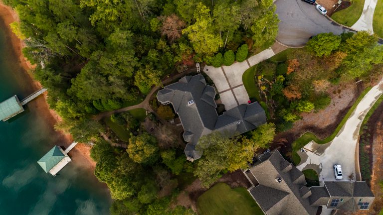 drone real estate photo